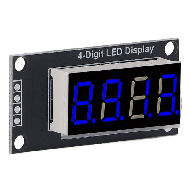 4 Digit Tube, Accurate Wiring LED Segment Display Module 5V Clear Board Paths With Pin Header For DIY ANGGREK LED Segment Display