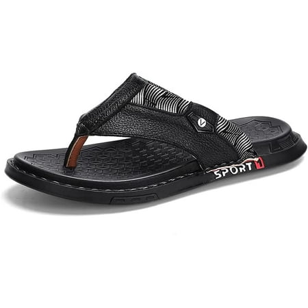 

KAQ Men s Beach Sandals Quick-Dry Flip Flops Slides Water Resistant & Lightweight Soft Comfort Fit & Arch Support