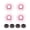 Pink, variant on Riousery 78A 60x45mm (2.4x1.8 in) High Elastic PU Skateboard Flash Wheels for Longboard Cruiser Board, Yellow, 4 Pack[cite: 1]