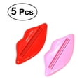 thumbnail image 3 of WHAMVOX 5pcs Lip Kiss Toothpaste Dispenser Tube Squeezer Multifunctional Squeezer for Toothpaste Cream Bathroom Accessories (Random Color), 3 of 8