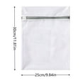 thumbnail image 2 of Large Mesh Laundry Bag with Zipper, Heavy Duty Wash Pouch for Delicates, Blouse, Hosiery, Underwear, Baby Clothes - Reusable Travel Laundry Organizer, College Dorm Storage Hamper Sack, 2 of 4