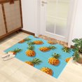 thumbnail image 4 of Pineapple Rug Living Room - 4x6 Rug - Pineapple Rug - Cute Tropical Fruit Area Rug - Kids Summer Rugs - Blue Carpet, 4 of 7