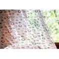 thumbnail image 2 of Geometric Circle Tulle Curtains with Rod Pocket, Abstract Various Round Pattern with Reflections in Minimalist Design, Sheer Drape for Wedding Party 2 Panels, 7 Sizes, Black White, by Ambesonne, 2 of 3