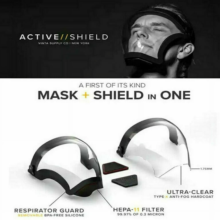 Buy Clear Safety Face Shield Mask - Full Protective Plastic