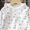 thumbnail image 6 of TOWED22 Boys Clothes Boy Outfits 2-Piece Long Sleeve Sweatshirt Tops and Pants Fall Winter Outfits Set Size:0-9 M,Color:Grey, 6 of 7