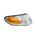 thumbnail image 5 of For Toyota Solara 1999 2000 2001 Side Marker Light Assembly Passenger Side | Corner Of Fender | Amber/Clear Lens | Chrome Housing | Replacement For TO2521159 | 762405605067, 8161006040, 5 of 8