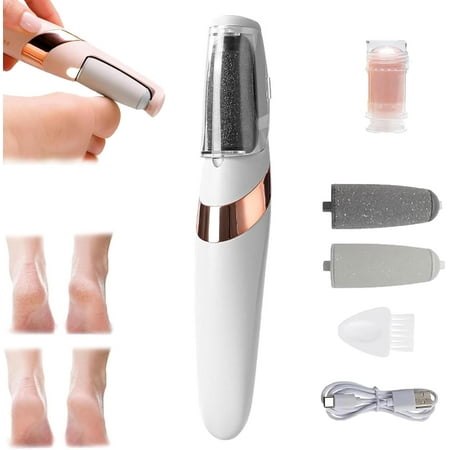 Novetek Electric Feet Callus Remover, Novetek Electric Foot File, Electrics Pedicure Tools for Feet, Silk 3 Pro Pedicure Wand Set for feet, Waterproof Foot Scrubber File for Dead,Hard