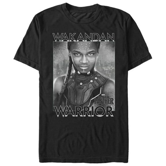 Men's Marvel Black Panther 2018 Shuri Poster Graphic Tee Black 2X Large
