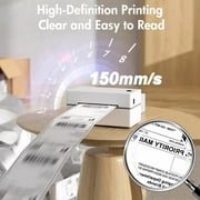 Label Printer, 4x6 Thermal Bluetooth Shipping Label Maker for Packages, Compatible with Windows iOS Android, Wireless Sticker Printing for Business and Home