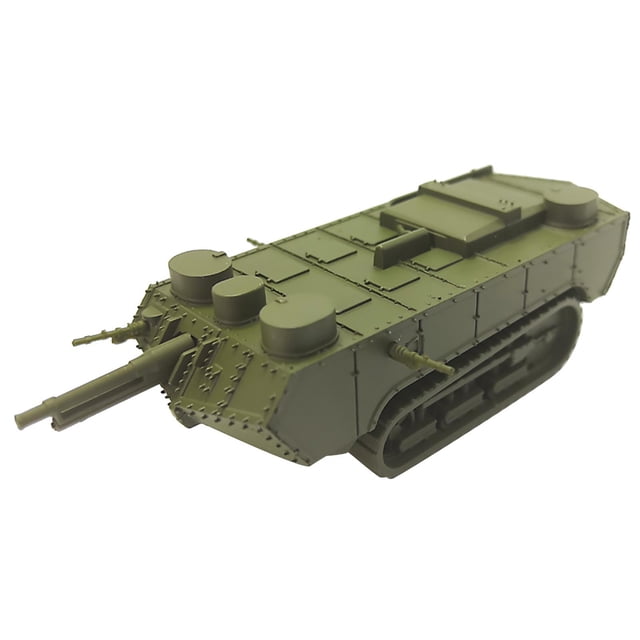 Home Decor Toy Miniature French St. Chaumont Tank Model for Military Enthusiasts and Collectors