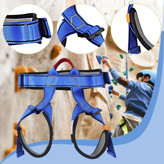 koolsoo Climbing Harness Half Body for Children Thickened Professional Security Harness for Indoor Obstacle Play Protection Equipment