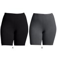 thumbnail image 4 of Toystoory Pantalones cortos de gimnasio sin costuras, mallas de entrenamiento, pantalones cortos deportivos para mujer, pantalones cortos de Uniforme atlético negro XXL, 4 of 6