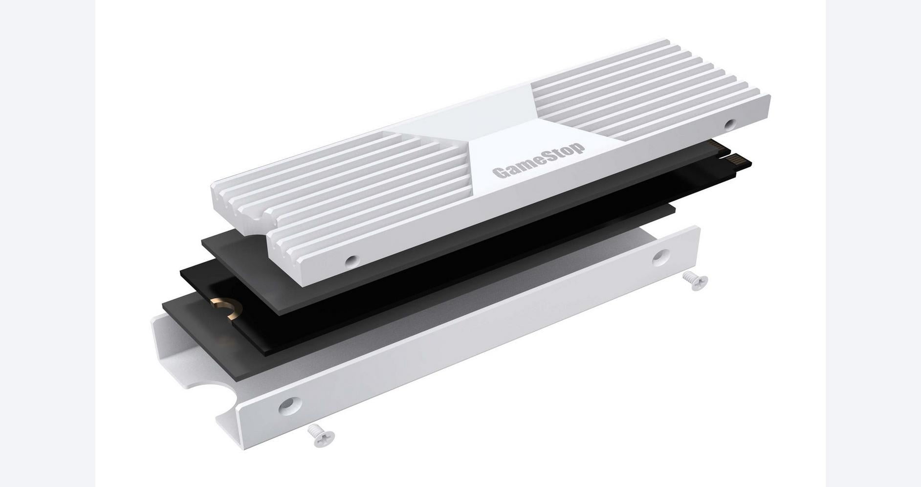 GameStop NVMe SSD Card 2TB with Heatsink for PlayStation 5 | PC