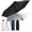 black, variant on Travel Compact Umbrella, Portable Small Sun Protection Umbrella for Sun and Rain, ?Magical handle?UPF 50+ UV Block Parasol Umbrella 0.41lb Lightweight 6 Ribs Pocket Folding Umbrella for girls Women