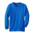 thumbnail image 2 of Essential Basic Kids Regular Fit Youth Long Sleeves Tshirt - RoyalHth,HthGray,S, 2 of 3