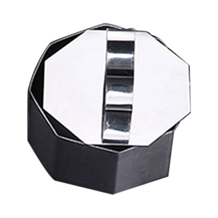 

DIY Stainless Steel Molds Cake Cookie Biscuit Moulds Vegetable Fruit Cutters Sushi Mold with Pusher (Octagon)
