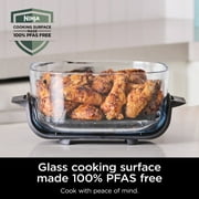 Ninja Crispi Glass Air Fryer 4-Qt, 3-in-1, Air Fry Recrisp, Portable, Dishwasher Safe, FN090 White