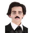 thumbnail image 3 of Edgar Allan Poe Wig and Mustache, 3 of 4