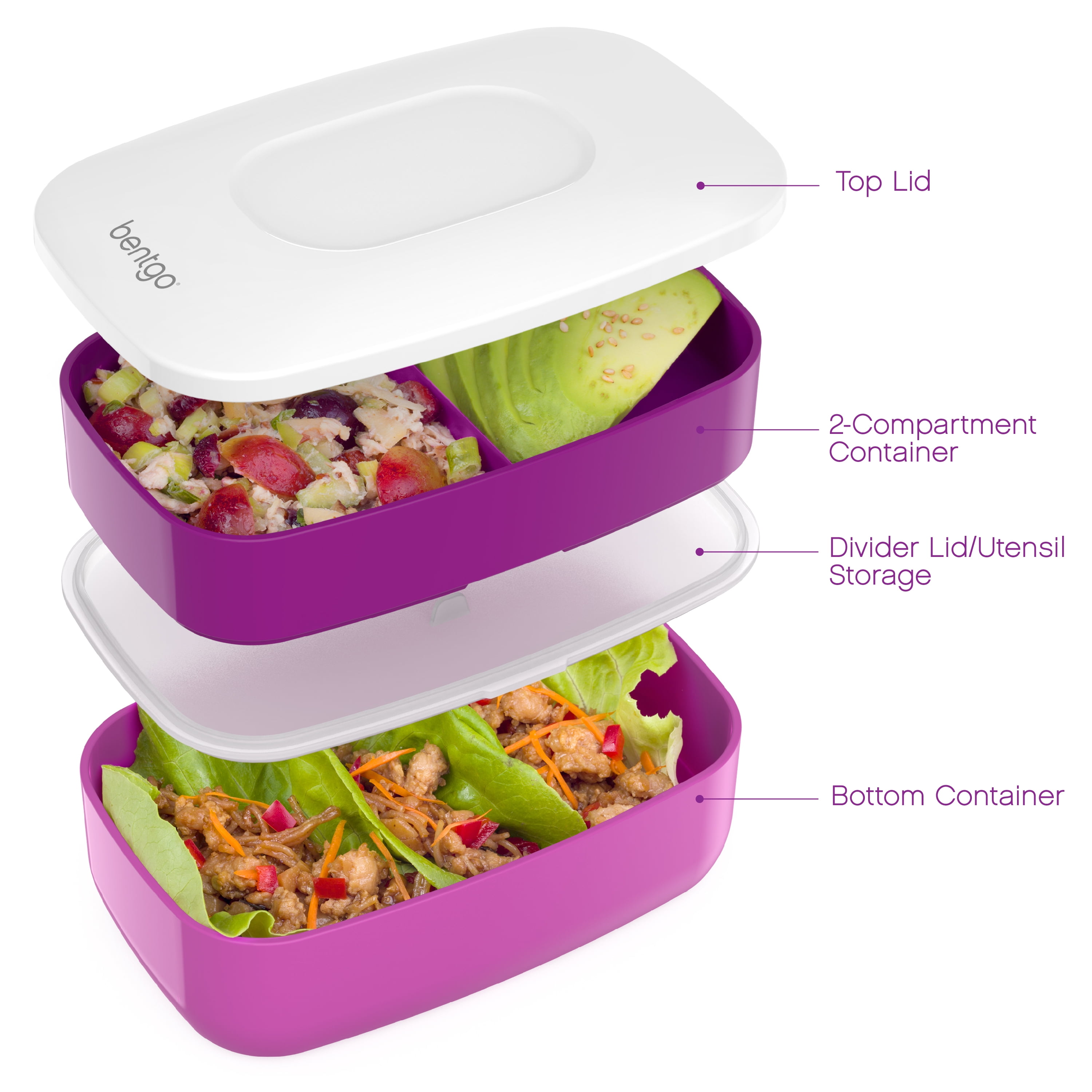 All-In-One Stackable Lunchbox by Bentgo - FabFitFun