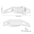 thumbnail image 2 of Pair Silver Tone Car Steering Wheel Shift Paddle Cover Shifter Extension Aluminum Alloy for Audi A5 S3 S6 SQ5 RS6 RS7, 2 of 5