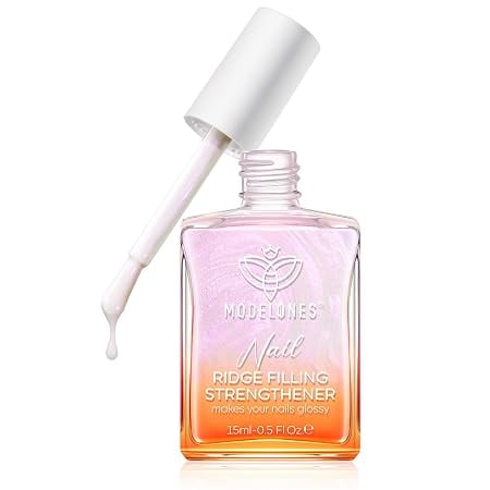 modelones Nail Strengthener, 8-in-One white Nail Ridge Filler