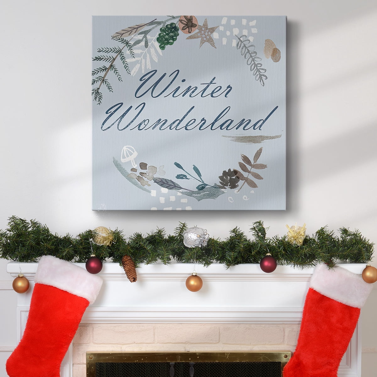 Snowy Christmas III- Gallery Wrapped Canvas