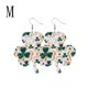 thumbnail image 1 of Teissuly St. Patrick Earrings Green Drop-shaped Earrings Jewelry Woman's Holiday Gift Teissuly WER202401222526, 1 of 2