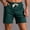 Green, variant on Bzhegqhd Men's Three-point Cotton Casual Athletic Shorts, Solid Color Mid-Rise Drawstring Waist with Pockets, Quick-Dry Gym Running Summer Shorts