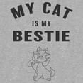 thumbnail image 2 of Boy's Aristocats Marie My Cat Is My Bestie  Graphic Tee Athletic Heather Large, 2 of 5