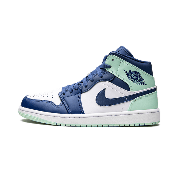 JORDAN MENS Air Jordan 1 Mid "Blue Mint" 554724 413 554724 413 from Stadium Goods