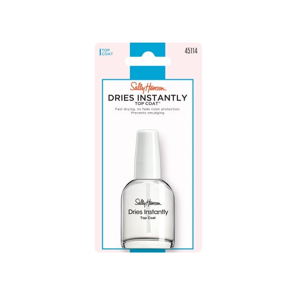 (2 pack) Sally Hansen Treatment, Dries Instantly , Top Coat Nail Polish