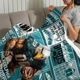thumbnail image 5 of Football Blanket Gifts for Men Women,Football Fans Flannel Blanket,Football Team Fan Gifts Ideas for Men Women Boys Kids Throw Blanket 60"X50", 5 of 5