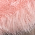 thumbnail image 5 of Soft Fluffy Chair Cushion 18"x18" Faux Sheepskin Non Slip Backing Square Chair Seat Mat Shaggy Pink Small Rugs Living Room Sofa, 5 of 6