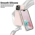 thumbnail image 5 of Entronix Silicone Case Designed for Apple iPhone 16 Pro Liquid Silicone Case, Shockproof Slim Case Built for Apple iPhone 16 Pro, Rose Gold, 5 of 5