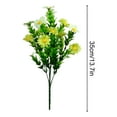 thumbnail image 3 of Gmogad Artificial Marigold Flower Arrangement 35cm - UV Resistant Outdoor Balcony Decor - Realistic Silk Chrysanthemums No Maintenance, 3 of 9