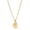 14K Horizontal, variant on 10K Yellow Gold High Polish Teardrop Pendant Necklace – 16–18 Inch Adjustable Chain for Women