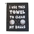 thumbnail image 1 of SHANKITGOLF Divertida toalla de golf impresa para bolsas de golf con clip, regalo de golf para hombres, marido, novio, papá, regalos de cumpleaños para fanáticos del golf, divertido regalo para amante, 1 of 5