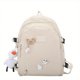 thumbnail image 1 of Preppy Style Letter Patch Decor Backpack - Perfect for School, Travel & More!, 1 of 5