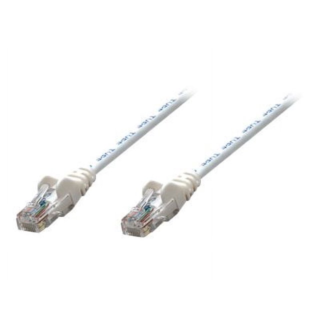 Intellinet Network RJ-45 Cat6 PUTP Atch Cable, 2M, White, CCA, U/, PVC, RJ45, Gold Plated Contacts, Snagless, Booted, Lifetime Warranty, Polybag - Câble de Raccordement - (M) à RJ-45 (M) - 6.6 ft - UTP - CAT 6 - Moulé, Sans Accrochage - Blanc