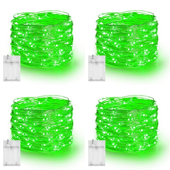 Cadena de luces Dazzle Bright, 24 m, 240 LED, resistente al agua, verde