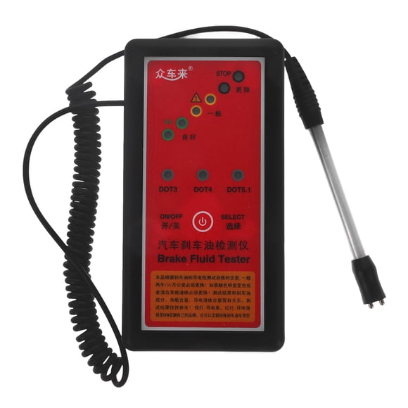 Brake Fluid Liquid Tester High-Precision Brake Fluid Tester Accurate Detection and Analysis Tester Essential Automotive Tool for Vehicle