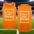 thumbnail image 2 of ZVNAΖH Kids Boys' Custom Basketball Jersey, Quick Dry Mesh Sleeveless Tank for Sports, Team Uniforms & Casual Wear (3-17Y), 2 of 9