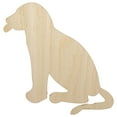 thumbnail image 1 of Dog Puppy Tongue Out Sitting Wood Shape Unfinished Piece Cutout Craft DIY Projects - 4.70 Inch Size - 1/4 Inch Thick, 1 of 7