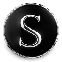 Choose Letter | Black Letter Initial Snap Jewelry Ginger Charm Button, For Interchangeable DIY Customizable Accessories