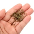 thumbnail image 5 of Uxcell 11mm/0.4" OD Chandelier Split Rings Split Circular Ring Clips Bronze 500 Pack, 5 of 6