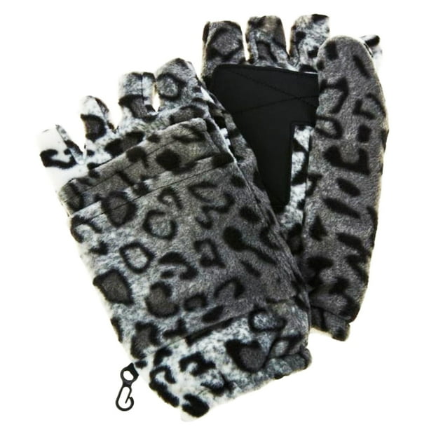 Hot Headz |Polarex Fleece Glomitts Fingerless Unisex Gloves Warm