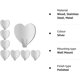 thumbnail image 5 of Ganchos adhesivos en forma de corazón SSuperp, 20 piezas, resistentes, impermeables, para utensilios, llaves, 5 of 5
