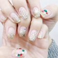 thumbnail image 5 of Envolturas de uñas navideñas Pegatinas de uñas de gel lindas Pegatinas de manicura autoadhesivas, 5 of 5