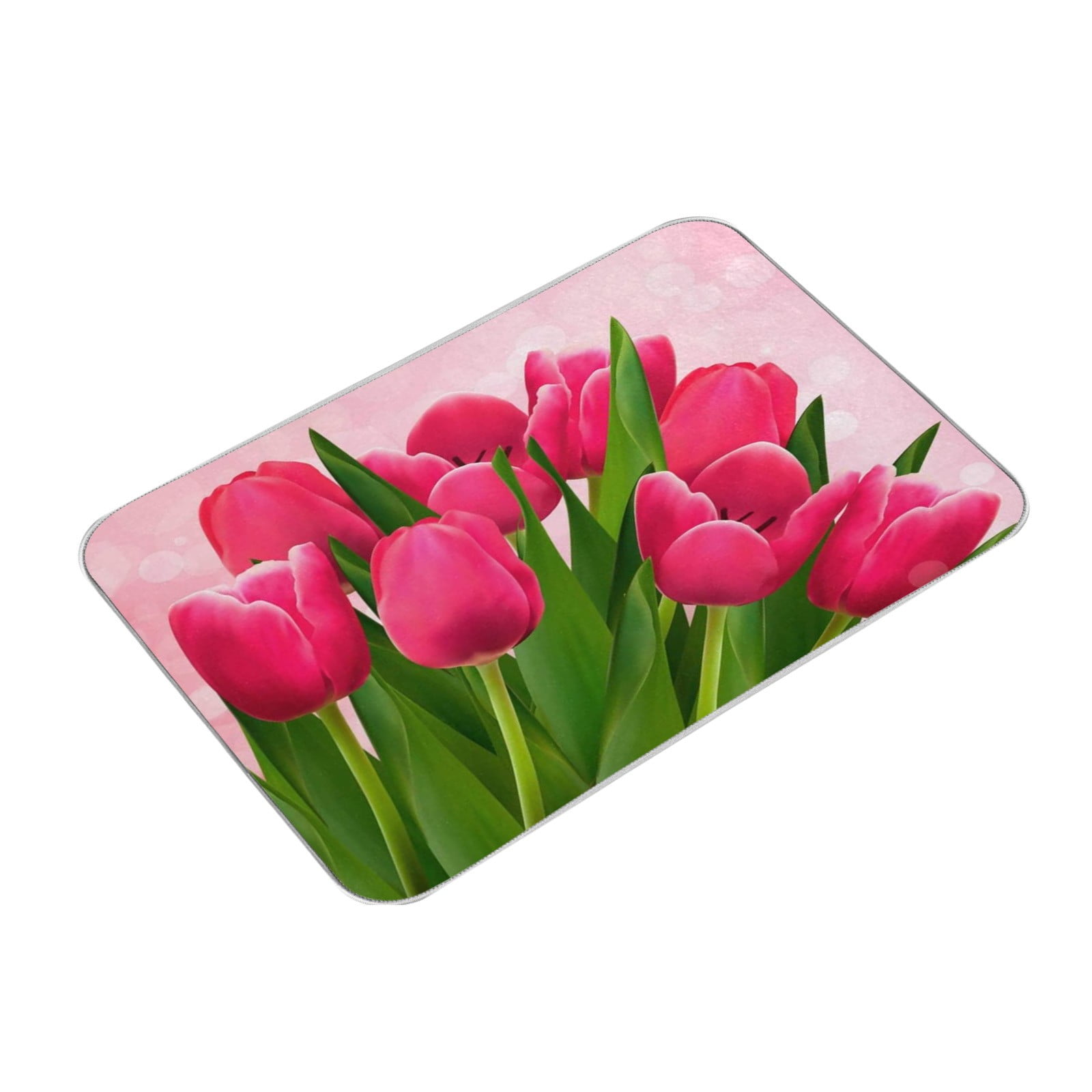 Ybomd,Door Mat Entryway Floor Mat,Spring Flowers Front Doormats Non-Slip Welcome Mat,Kitchen Rugs Outdoor Indoor Entry Rug for Kitchen Bedroom Porch Bathroom