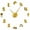 Gold, variant on Lovers Couple Engaged Wedding Party Silhouette Frameless Wall Clock Stickers, DIY Modern Decorative Clocks for Living Room, Bedroom, Office - Easy to Install, Large 3D Clock Design (Gold,27in)
